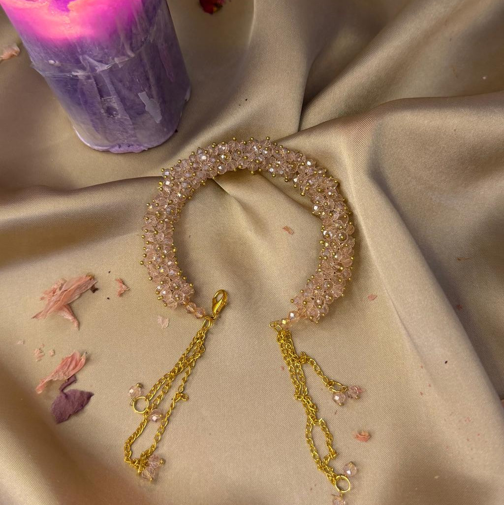 Handmade Beaded Tassel Bracelets-Adjustable