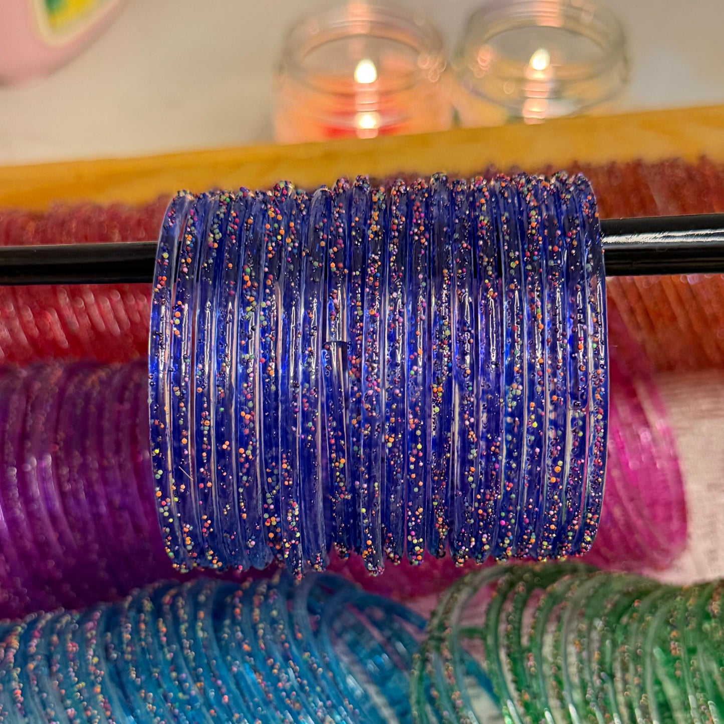 Raindrop Glass Bangles