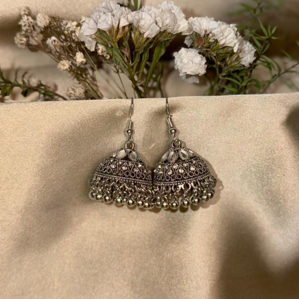 Traditional Oxidized Jhumka Collection-3 different designs