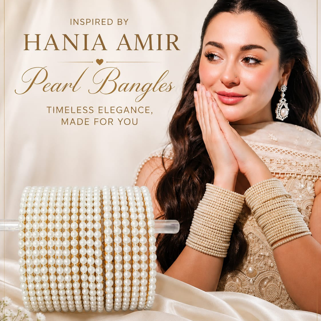 Pearl Bangles-Hania Amir Inspired
