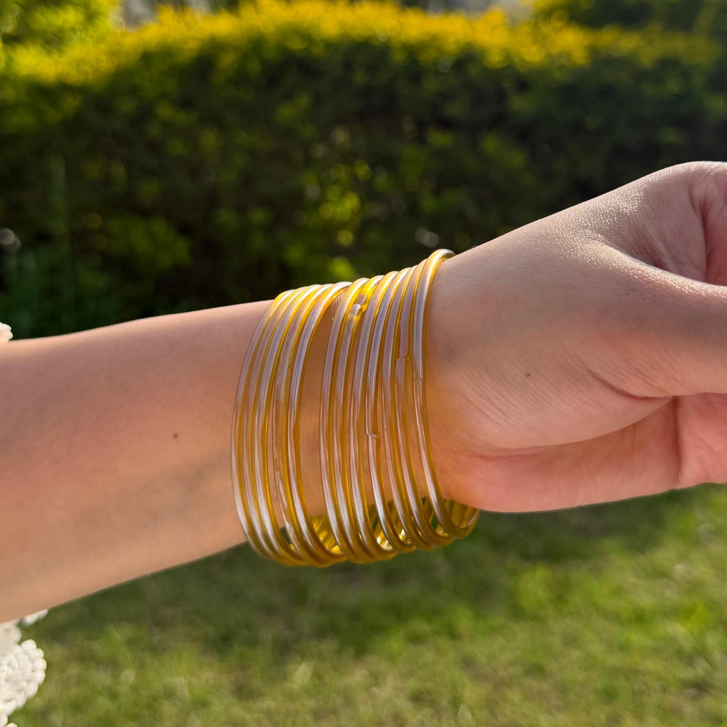 Plain Glass Bangles-Multiple Colours