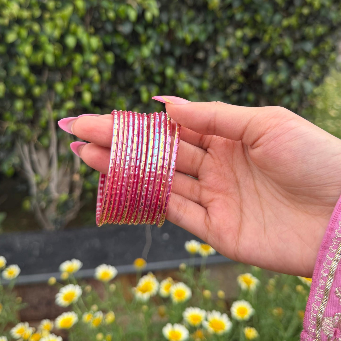 Barbie Glass Bangles-Multiple Colours