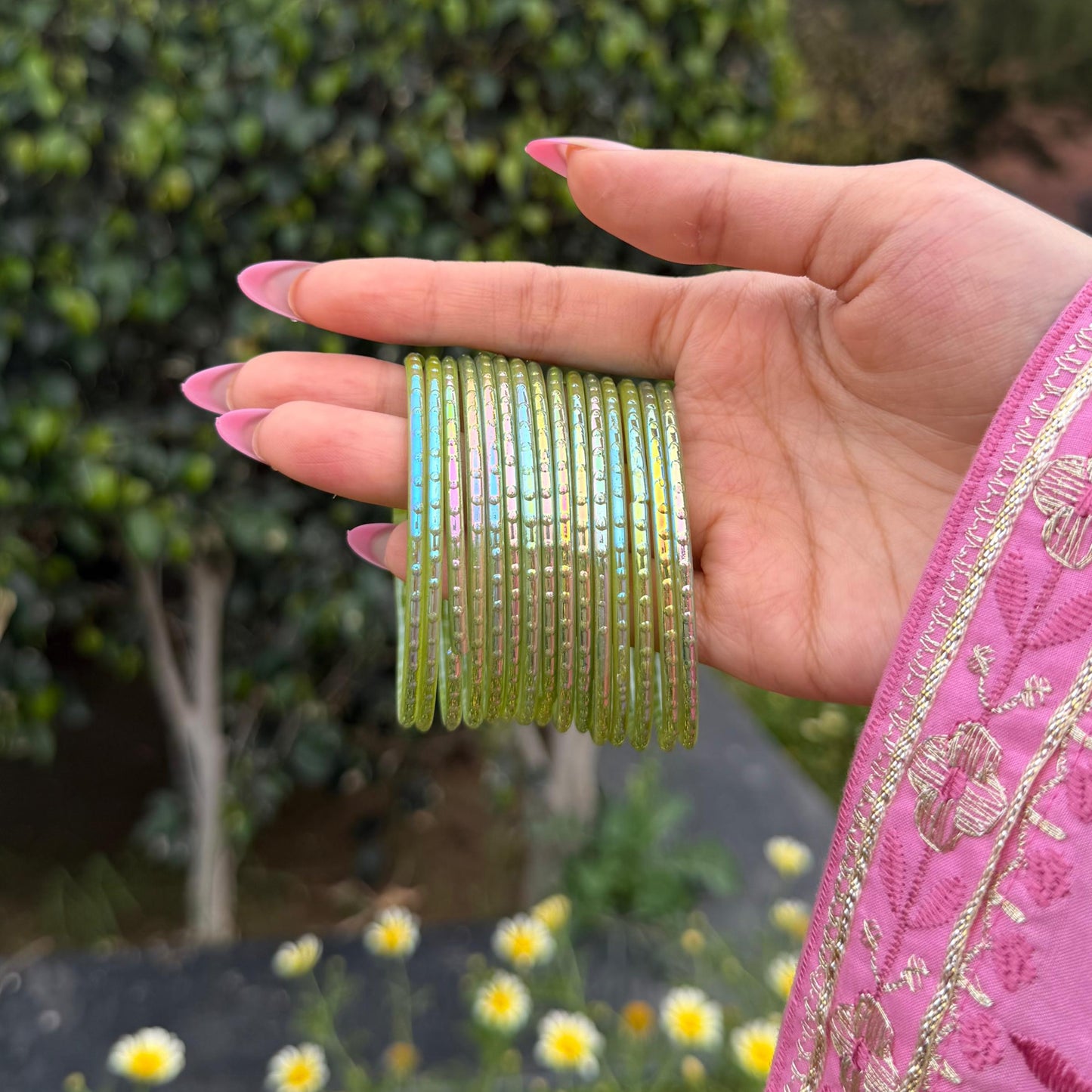 Barbie Glass Bangles-Multiple Colours