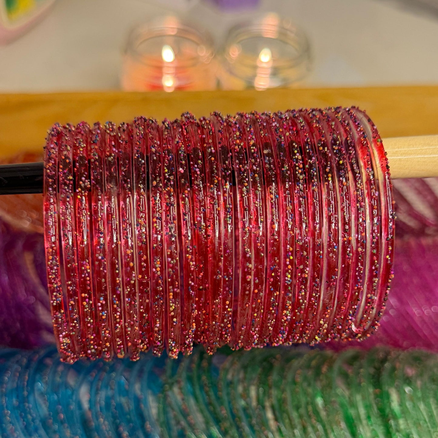 Raindrop Glass Bangles