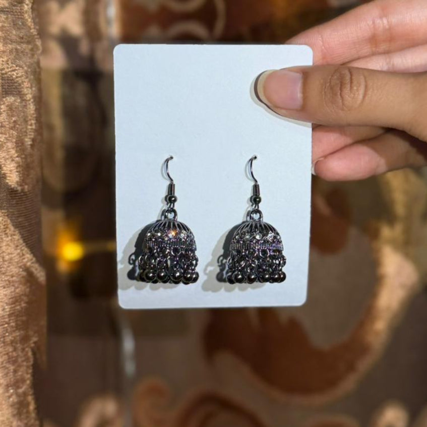 Classic Mini Jhumka Drop Earrings-In 3 colours