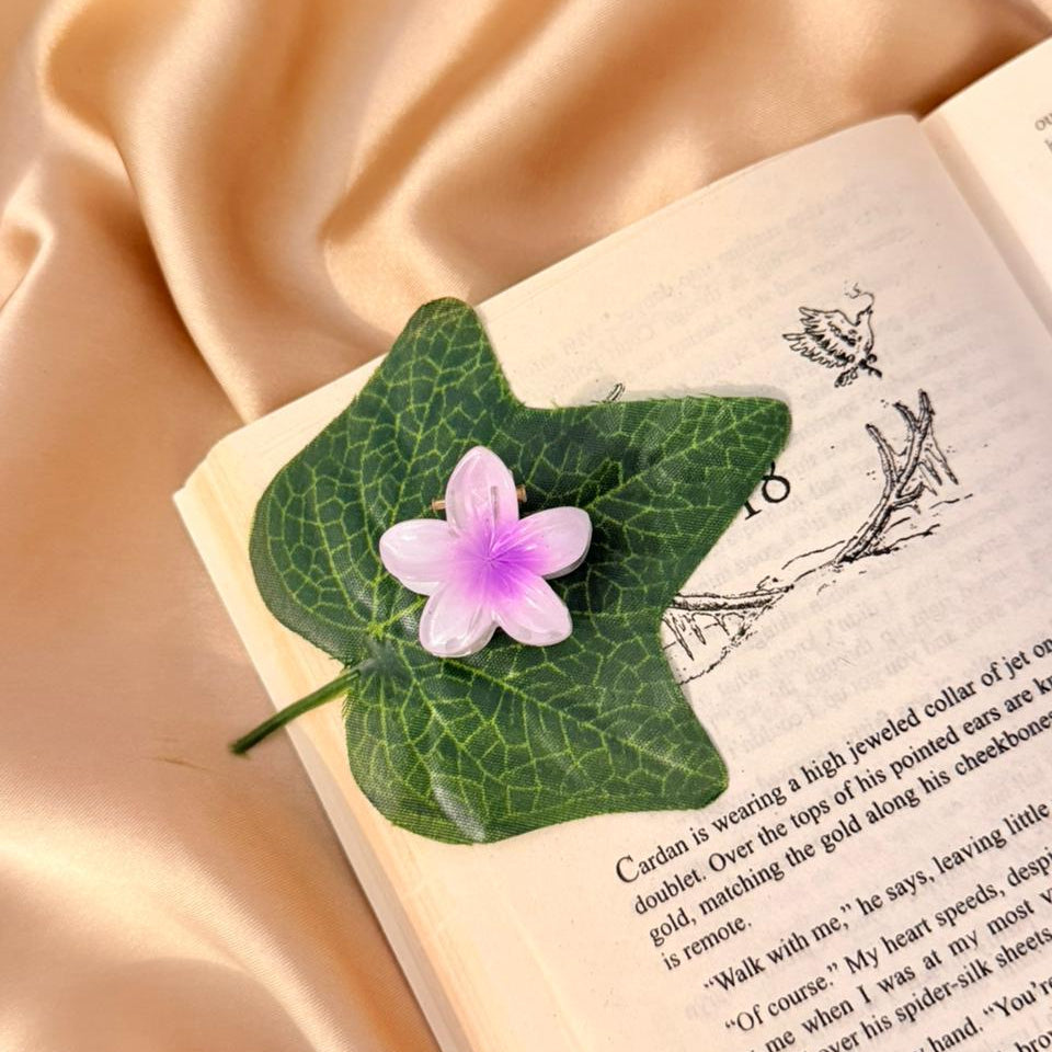 MIni Flower Claw Clips-Pack Of 6