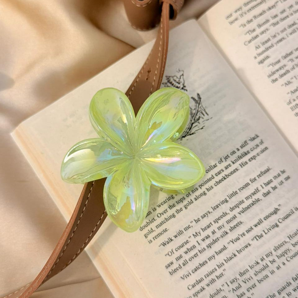 Floral Claw Clips-In Multiple Colours
