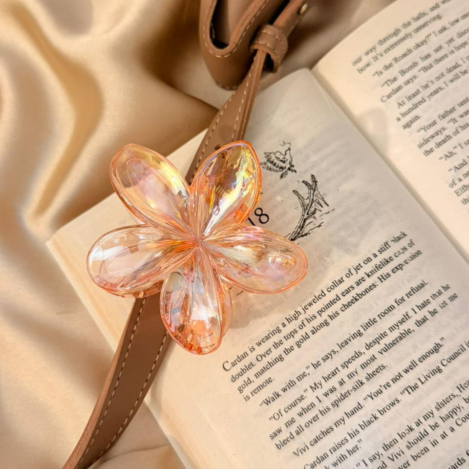 Crystal Petal Claw Clips-In Multiple Colours