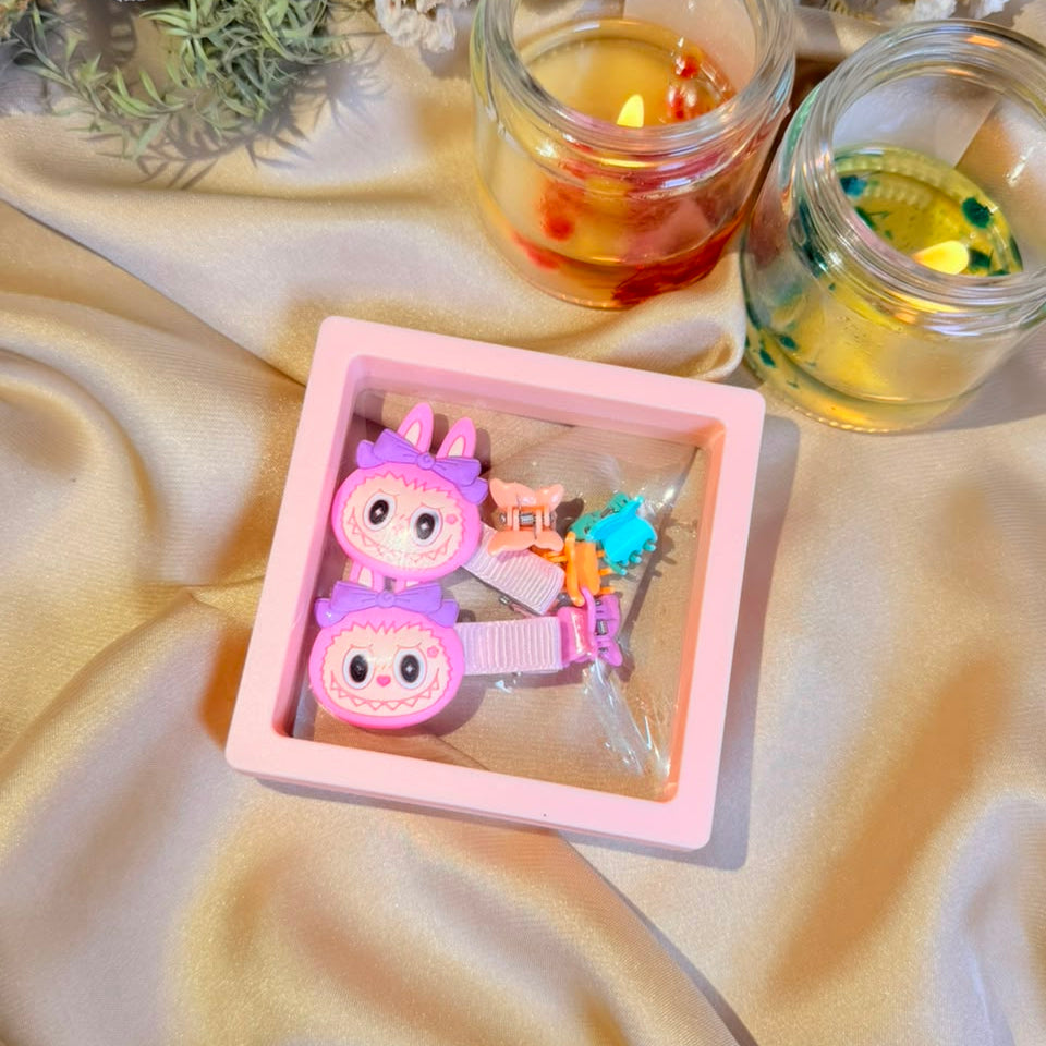 Cute Character Hair Clips Sets