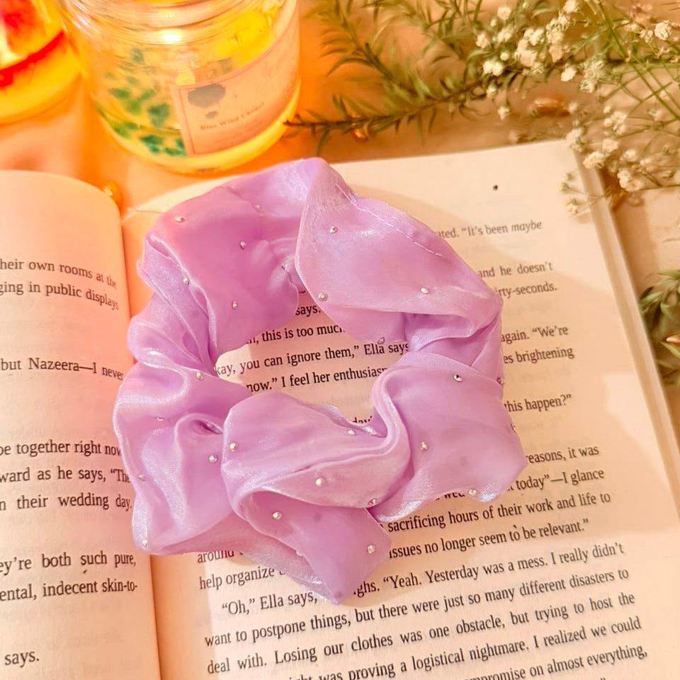 Sparkle Scrunchies-In Multiple Colours