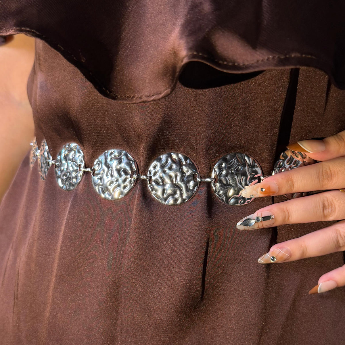 Silver Moonstone Waist Chain