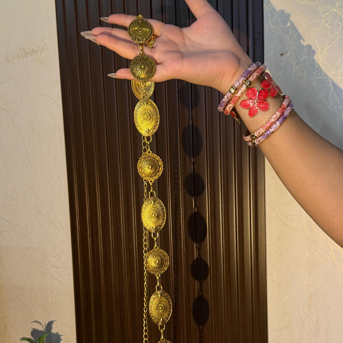 Antique Golden Waist Chain
