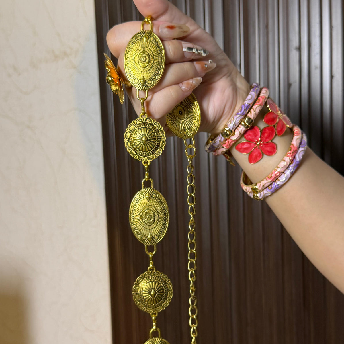 Antique Golden Waist Chain