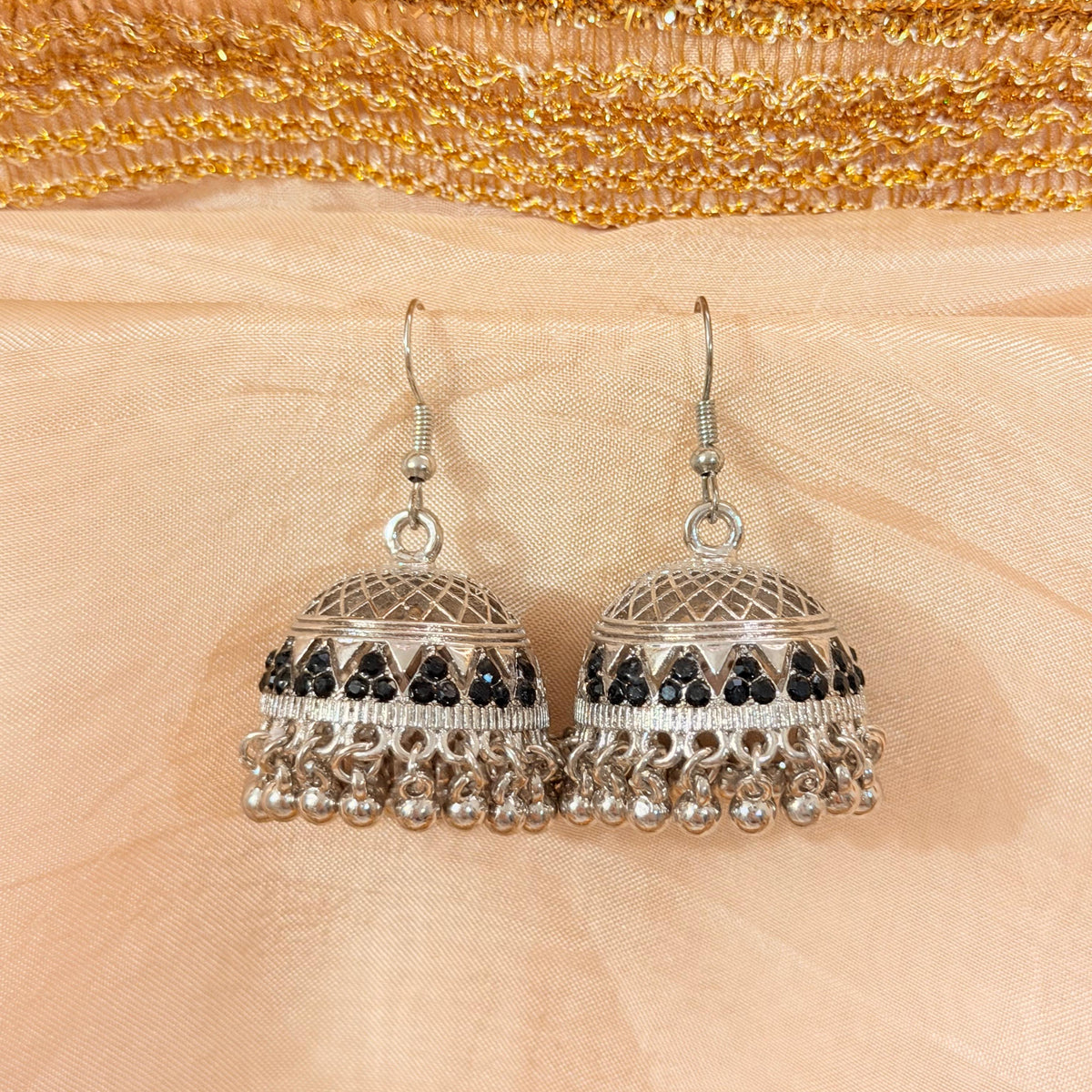 Silver Jhumkay- In 3 designs