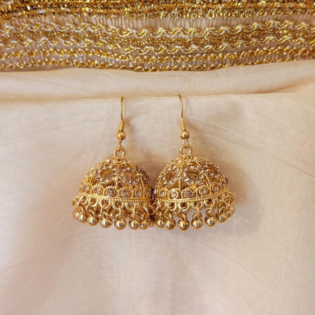 Golden Jhumkay- In 3 Designs