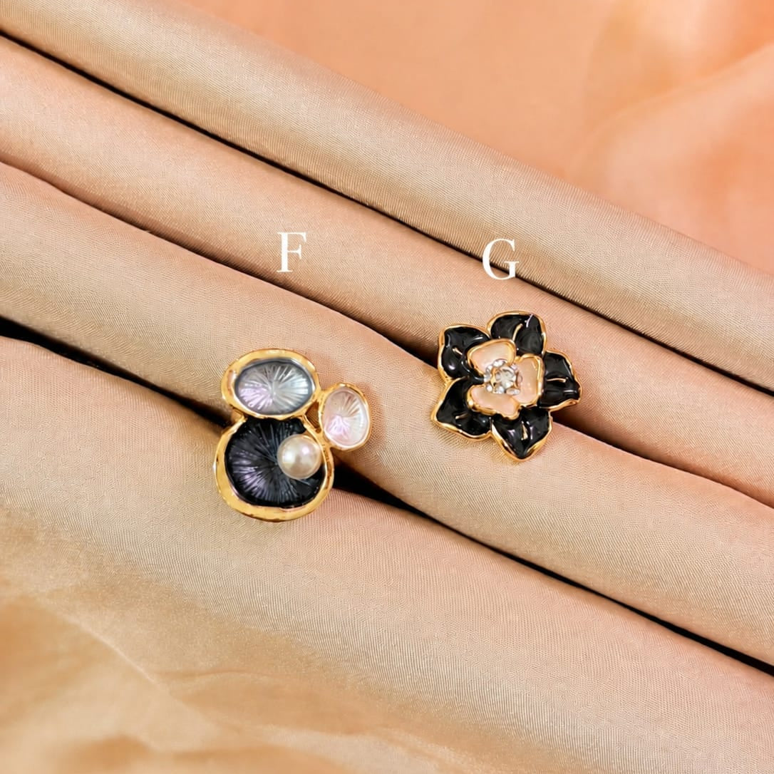 Enamel Rings Collection-In Multiple Colours