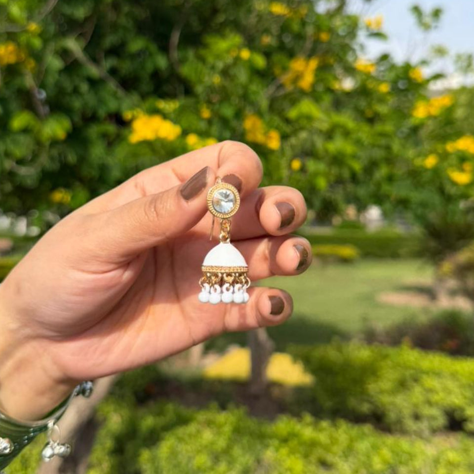 Crystal Drop Jhumka
