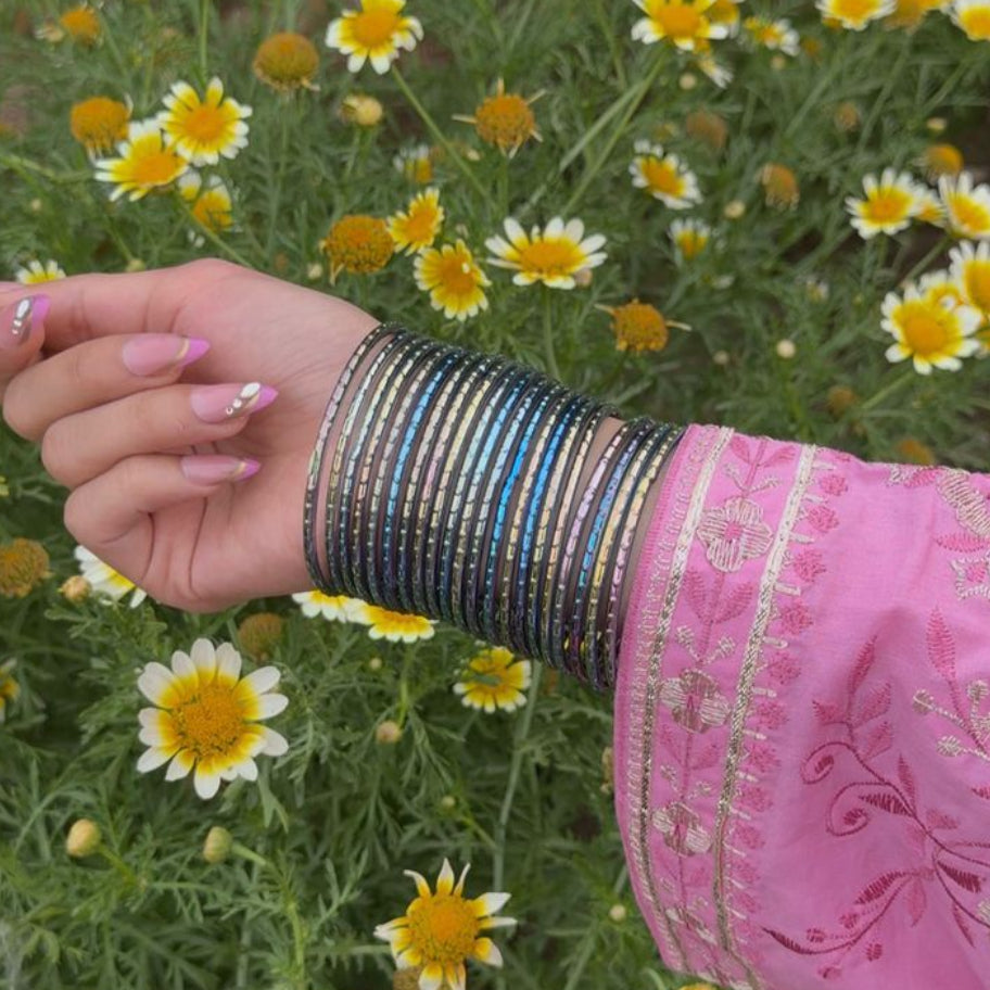 Barbie Glass Bangles-Multiple Colours