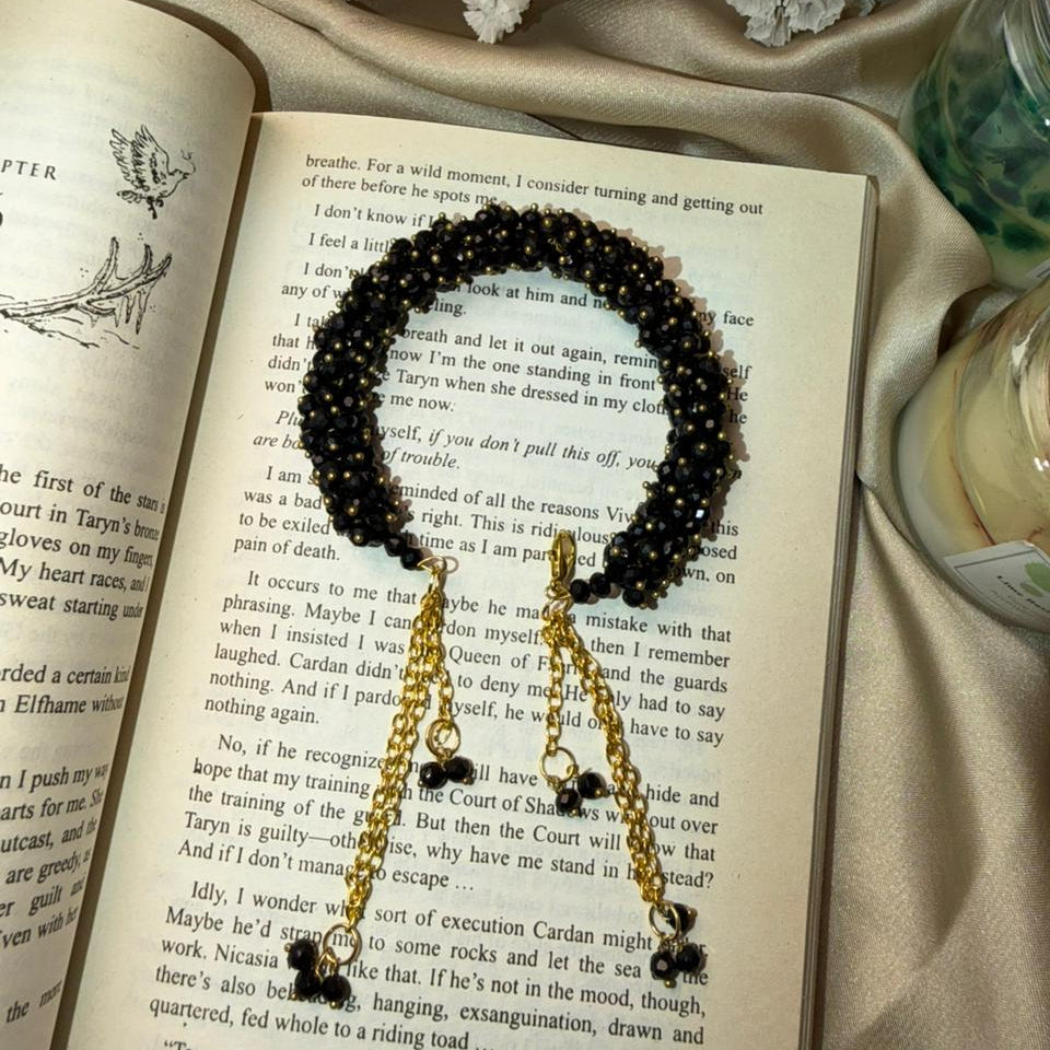 Handmade Beaded Tassel Bracelets-Adjustable