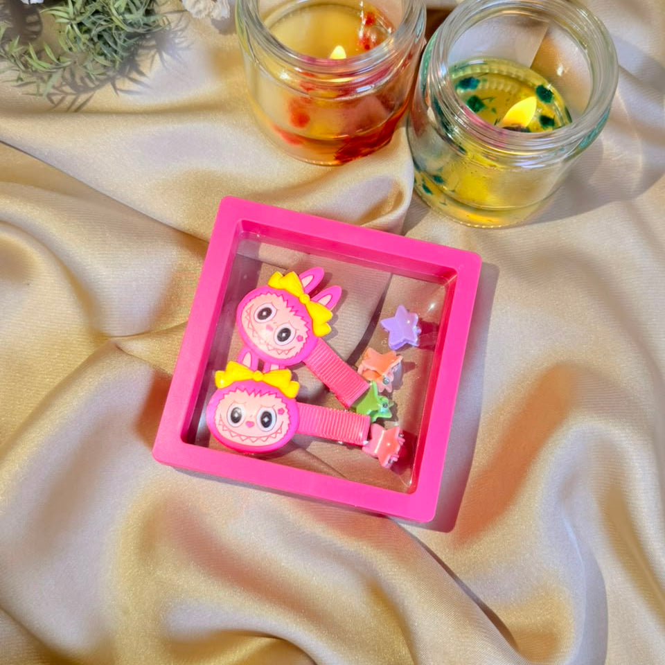 Cute Character Hair Clips Sets